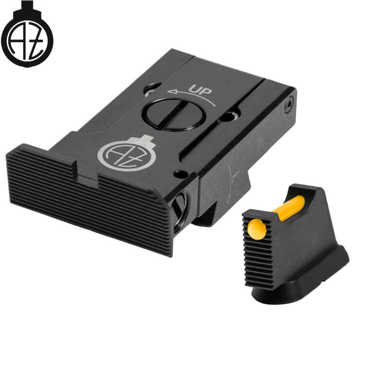 CZ 75B, CZ P-01, CZ 75 SP-01 adjustable sight set with fiber optics | type A