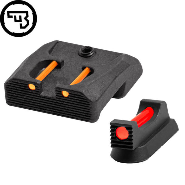 CZ 75B, CZ P-01, CZ 75 SP-01 fiksni komplet merkov z optičnimi vlakni | tip B