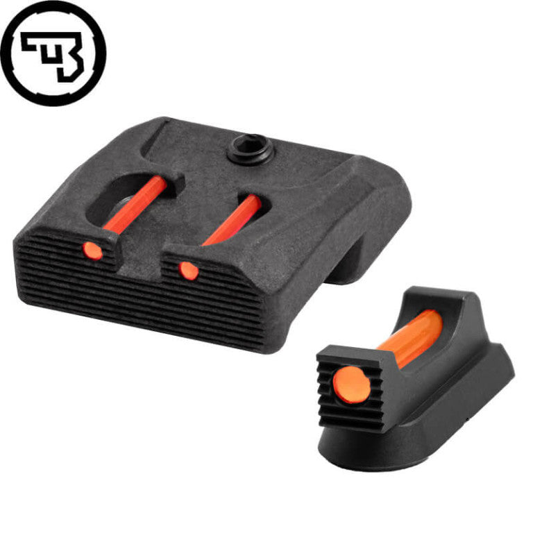 CZ 75B, CZ P-01, CZ 75 SP-01 fiksni komplet merkov z optičnimi vlakni | tip B