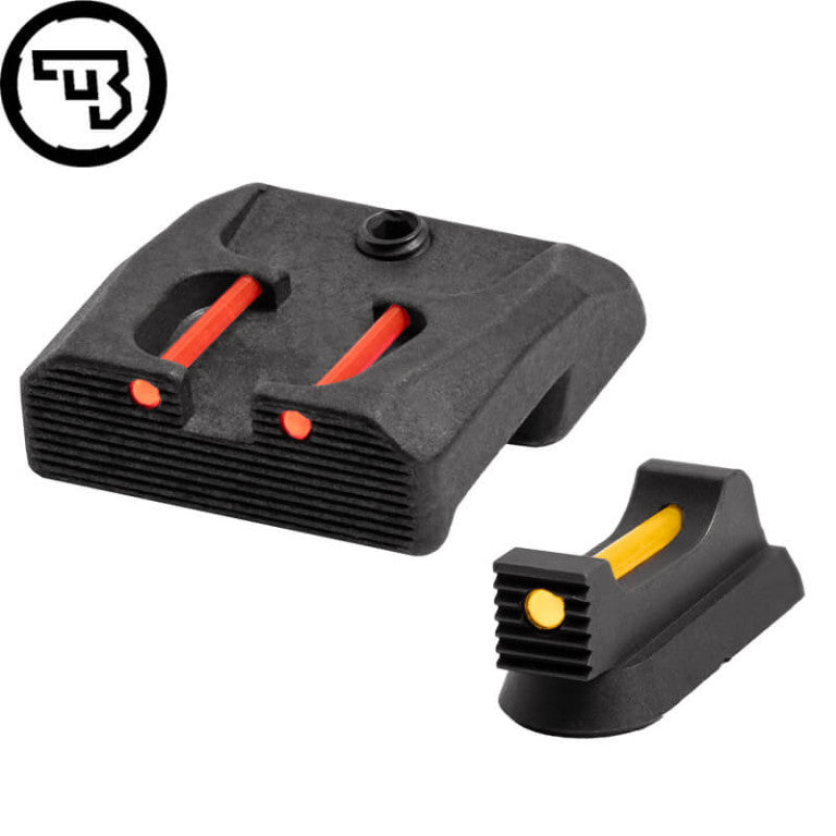 CZ 75B, CZ P-01, CZ 75 SP-01 fiksni komplet merkov z optičnimi vlakni | tip B