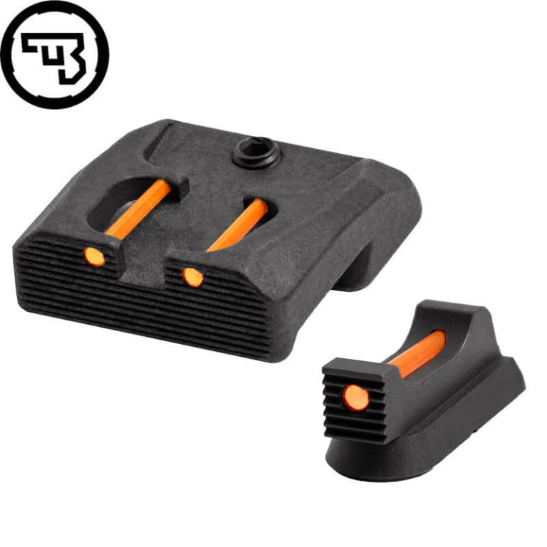 CZ 75B, CZ P-01, CZ 75 SP-01 fiksni komplet merkov z optičnimi vlakni | tip B