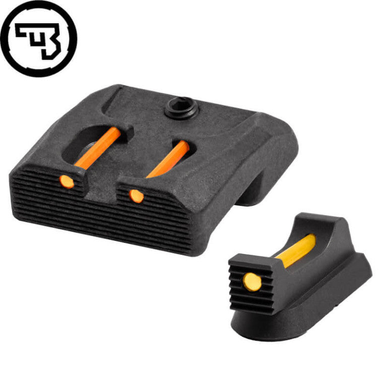 CZ 75B, CZ P-01, CZ 75 SP-01 fiksni komplet merkov z optičnimi vlakni | tip B