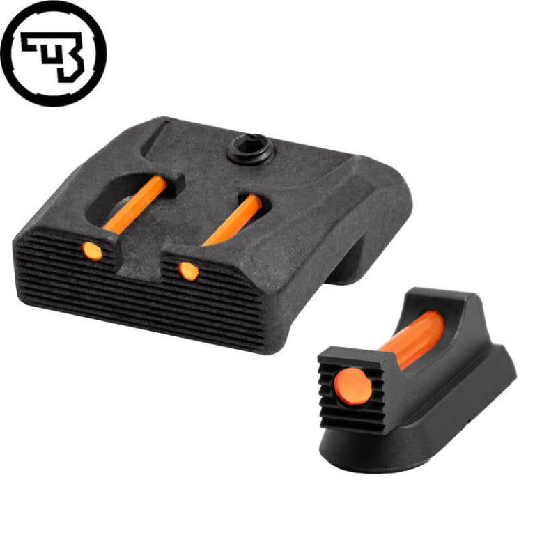 CZ 75B, CZ P-01, CZ 75 SP-01 fiksni komplet merkov z optičnimi vlakni | tip B