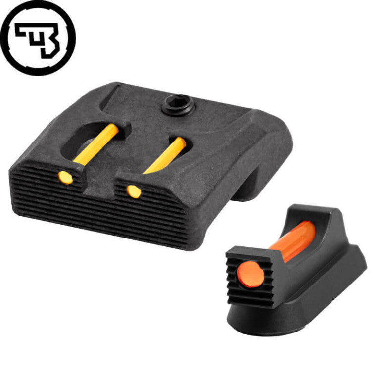 CZ 75B, CZ P-01, CZ 75 SP-01 fiksni komplet merkov z optičnimi vlakni | tip B