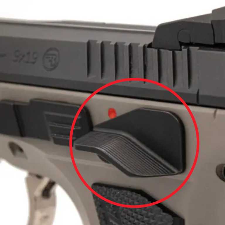 CZ TS 2, CZ Shadow 2 Ultimate varovalka