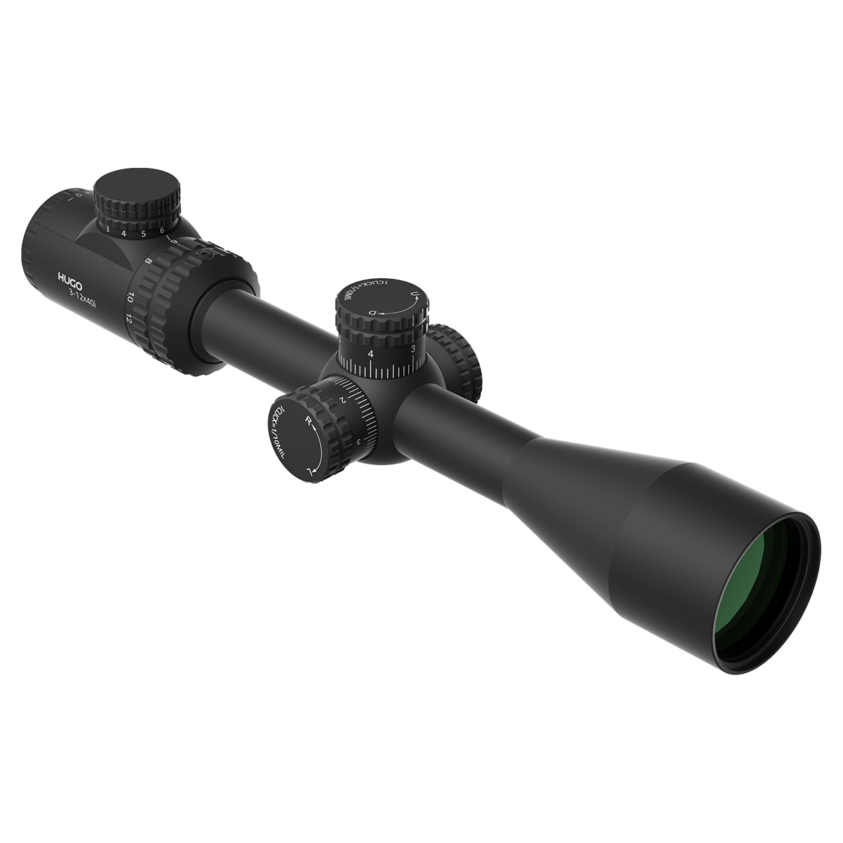 Vector Optics Hugo 3-12x40i optika z vlaknastim križem