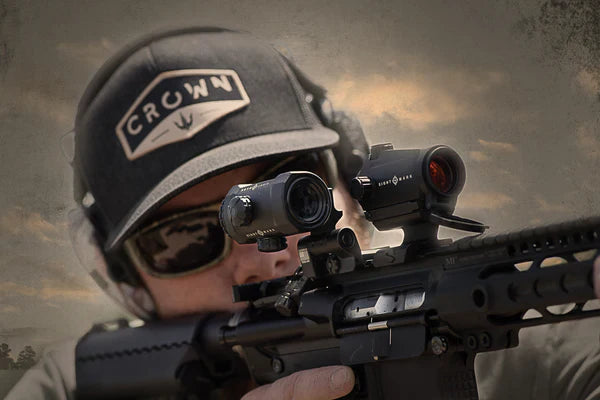 Sightmark XTM-3 3x povečevalnik z LQD preklopno stransko montažo