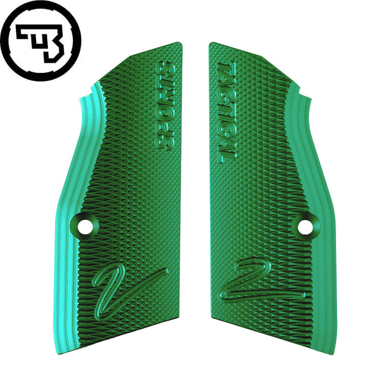 CZ TS 2, CZ Shadow 2, CZ 75B & SP-01 kratka alu obloge ročaja | CZ