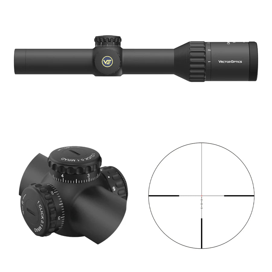 Vector Optics Continental x6 1-6x24 strelni daljnogled
