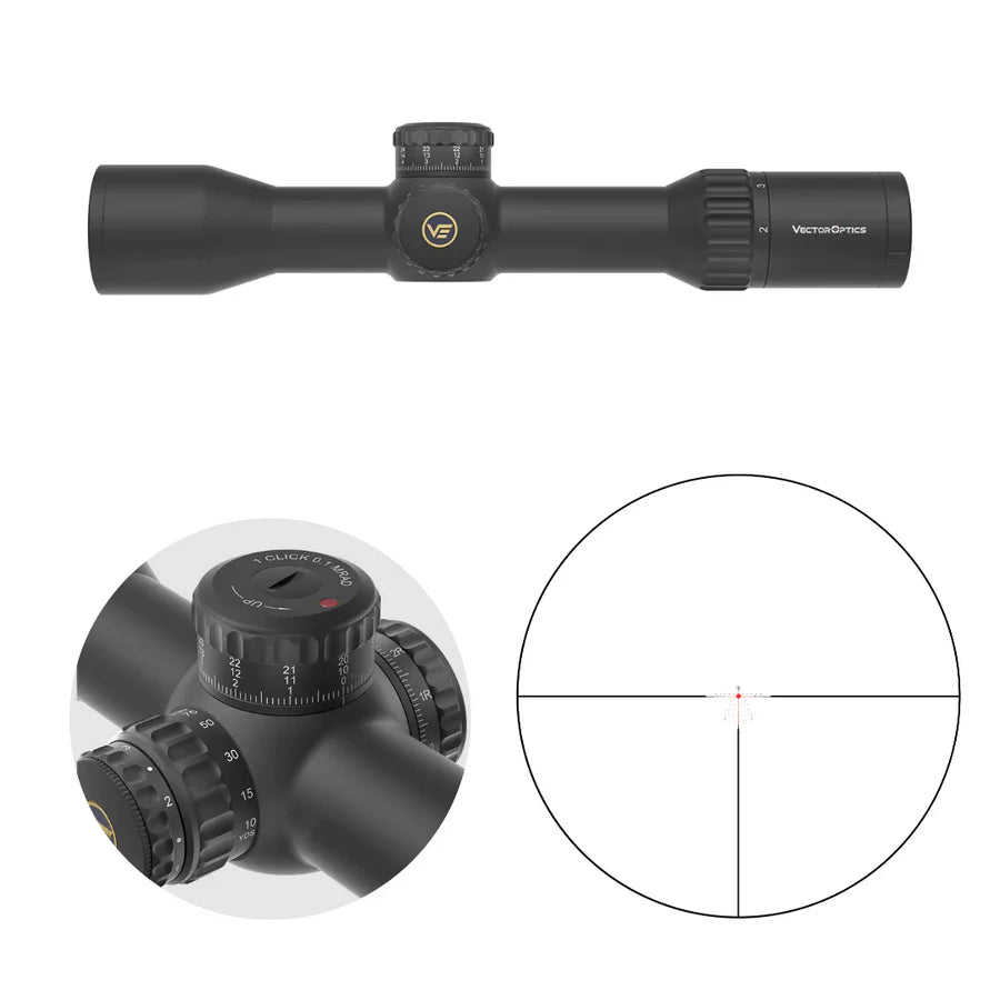 Vector Optics Continental x6 2-12x44 CTR MPVO daljnogled