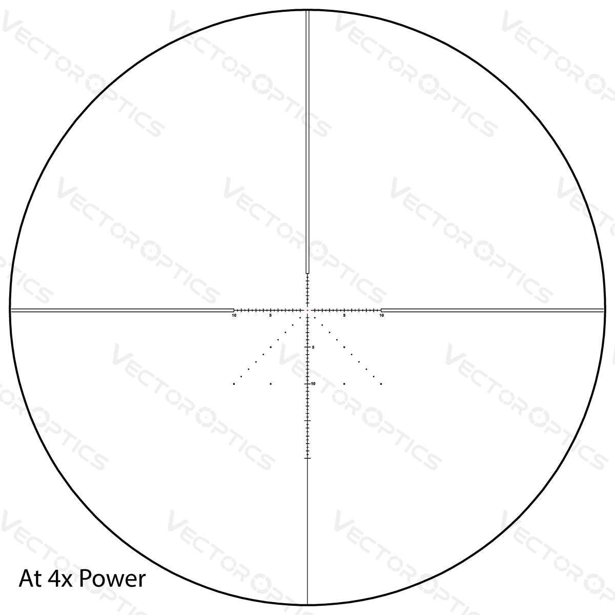 Vector Optics Veyron 4-16x44 IR prva žariščna ravnina osvetljena puškina optika Vector Optics
