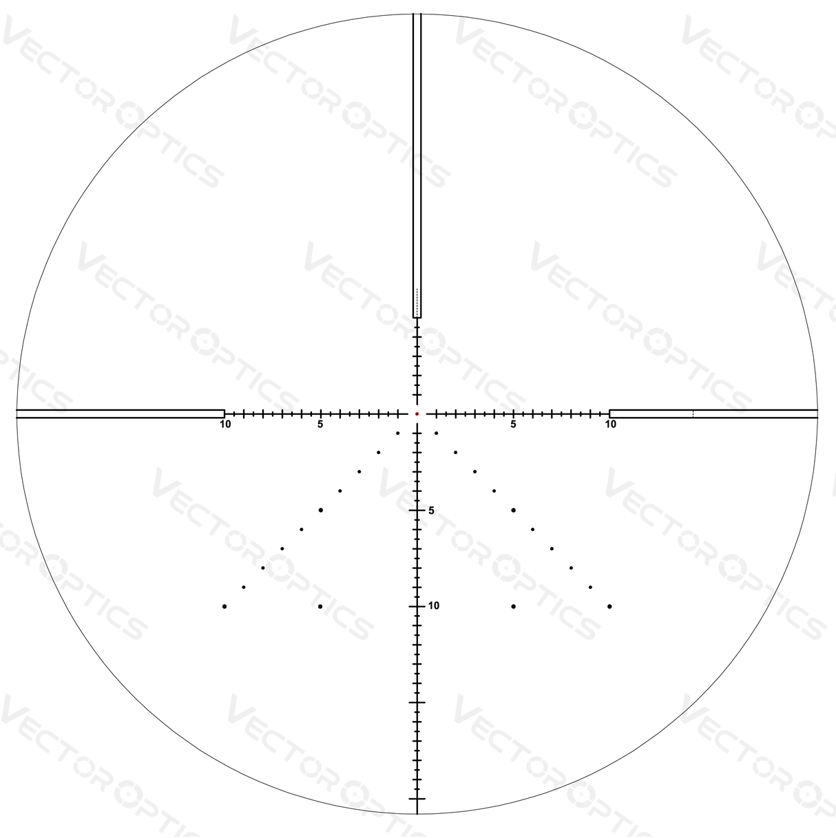 Vector Optics Veyron 4-16x44 IR prva žariščna ravnina osvetljena puškina optika Vector Optics