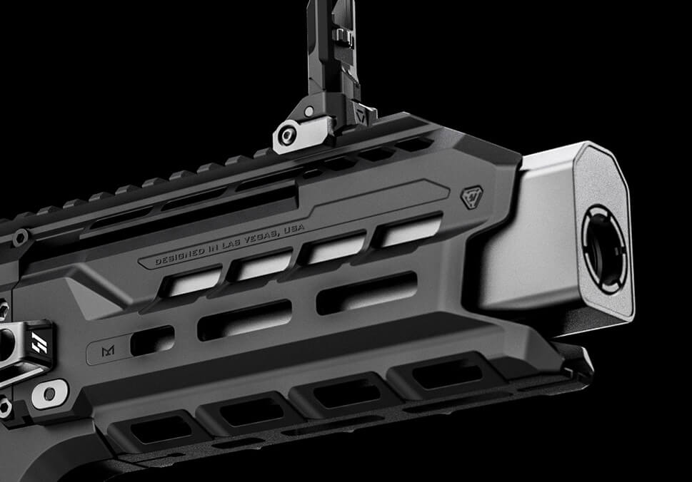 CZ Scorpion Evo faux suppressor