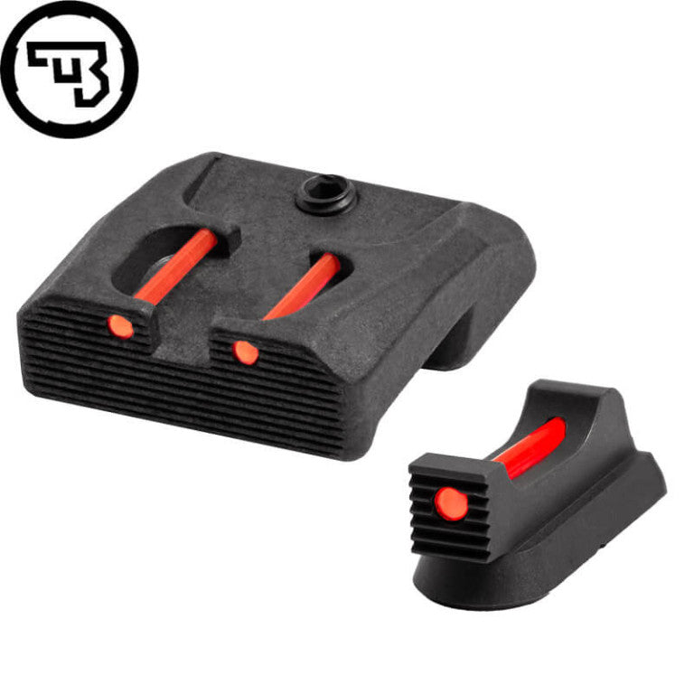 CZ 75B, CZ P-01, CZ 75 SP-01 fiksni komplet merkov z optičnimi vlakni | tip B