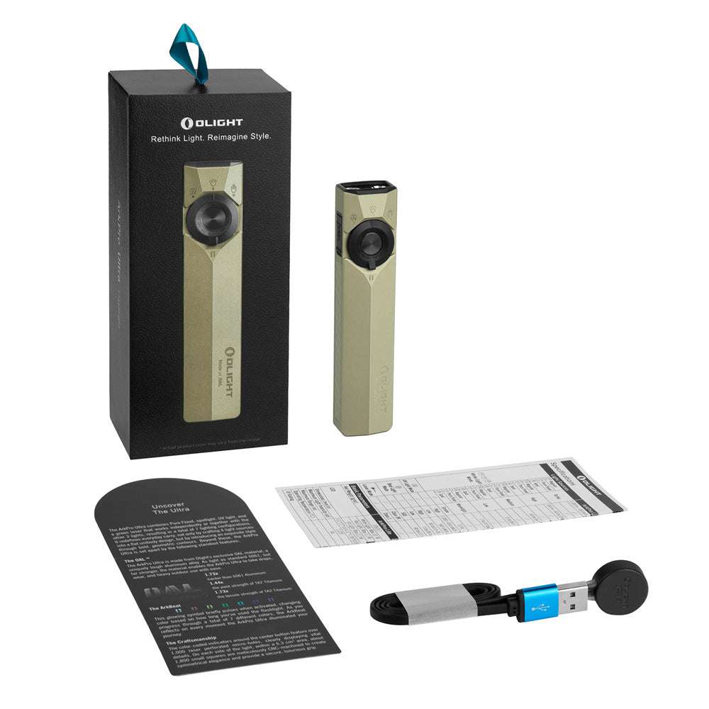 Olight ArkPro Ultra | ploščata 4-v-1 EDC svetilka | 1.700 lm