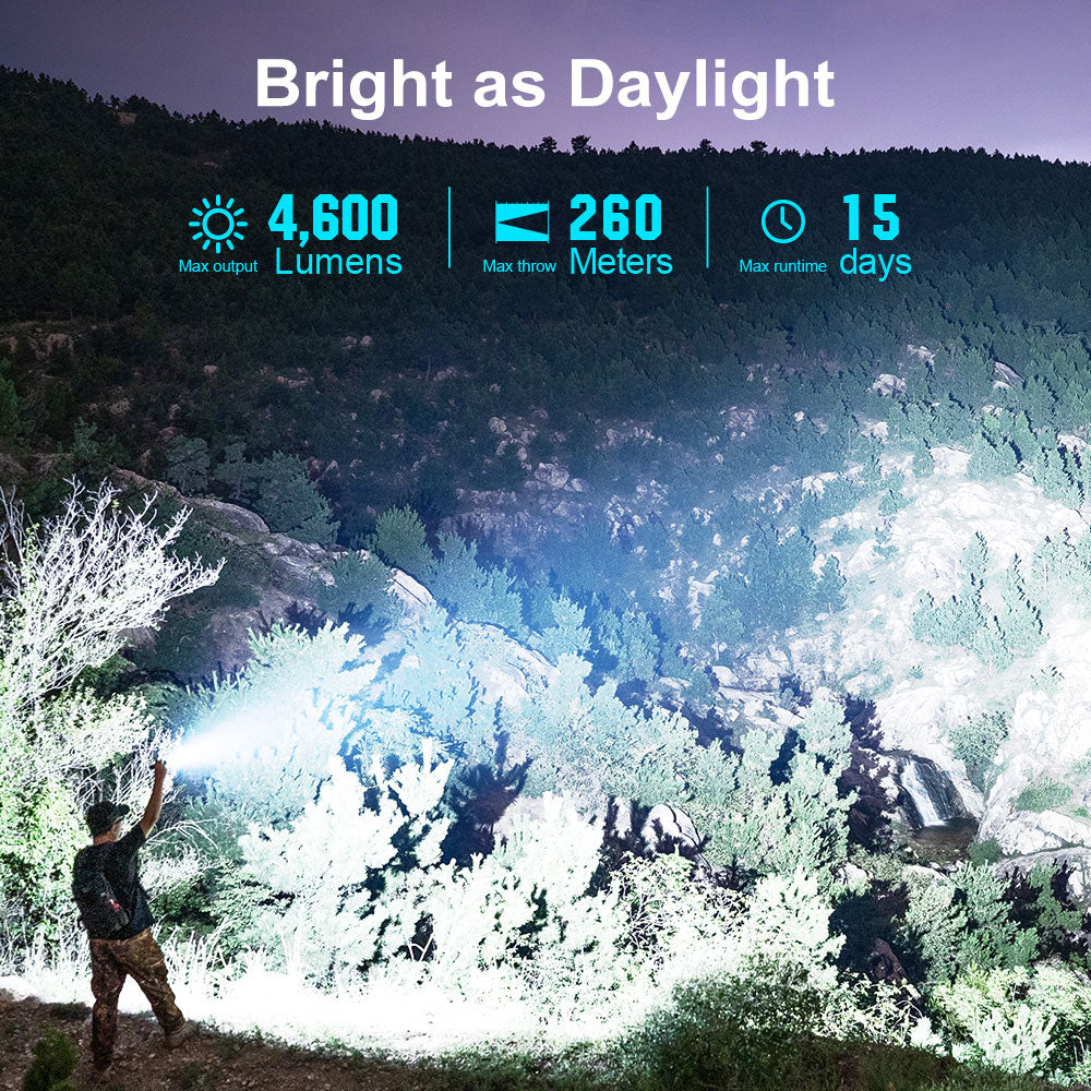 Olight Seeker 4 Pro | visokozmogljiva svetilka | 4.600 lm