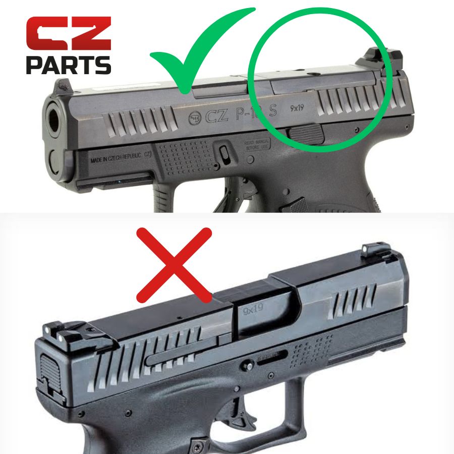 CZ P-10 OR adapterska ploščica | Shield RMSc footprint