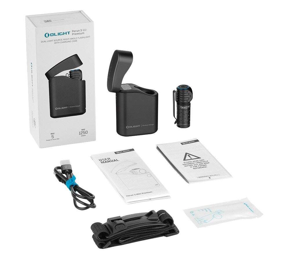 Olight Perun 3 Mini Premium | polnilna naglavna svetilka | 1.250 lm