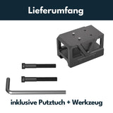 Picatinny montaža za rdečo piko z dvigalom [32 mm] | C-More RTS footprint 