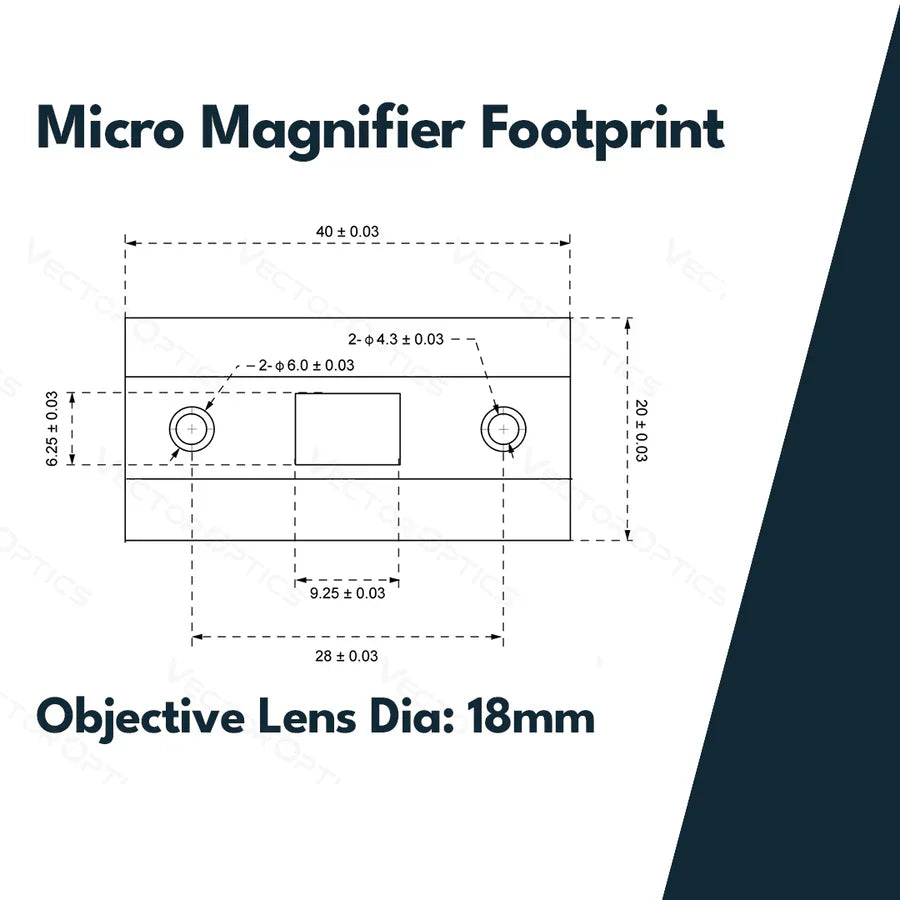Vector Optics Paragon 3x18 povečevalnik Micro 