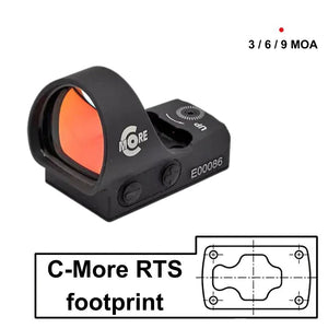 Rdeče pike z C-More RTS footprint