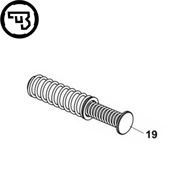 CZ P-10S povratna vzmetna sklopka | del #19