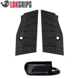 CZ Shadow 2 Compact & Carry kratke alu obloge ročaja & alu lijak nabojnika | Gridlok_črna