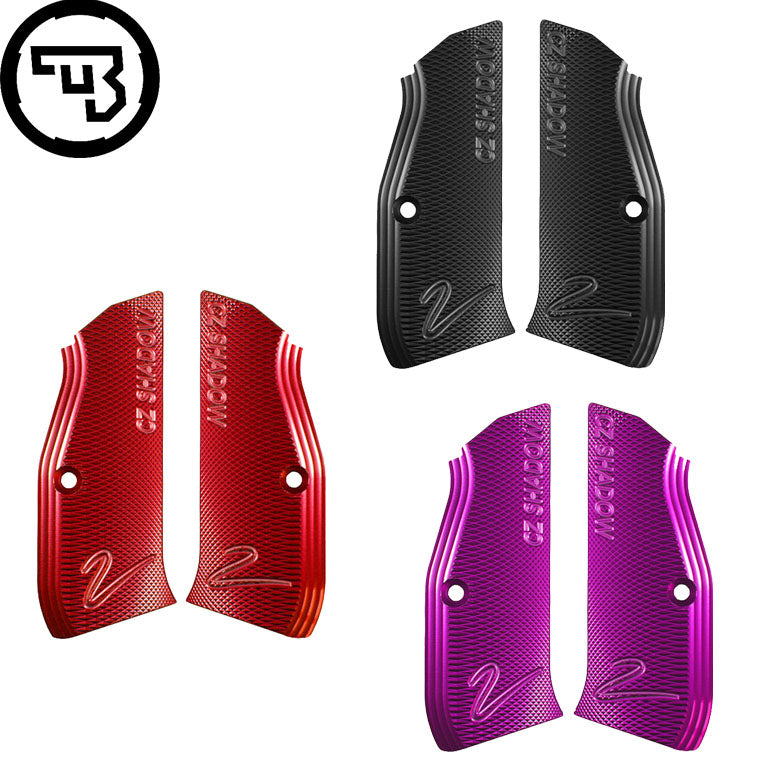 CZ Shadow 2, CZ TS 2, CZ 75B & SP-01 alu CZ obloge ročaja