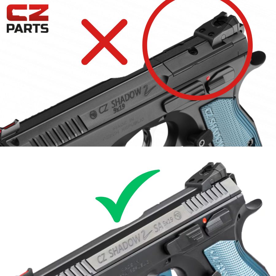 CZ Shadow 2, CZ 75 SP-01 Shadow montaža za rdečo piko | type S 