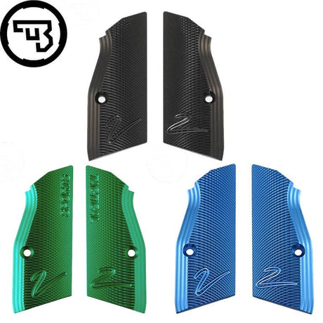 CZ TS 2, CZ Shadow 2, CZ 75B & SP-01 kratke alu CZ obloge ročaja