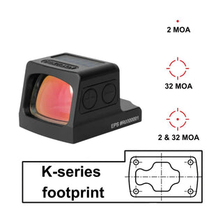 Rdeče pike z Holosun K-Series footprint