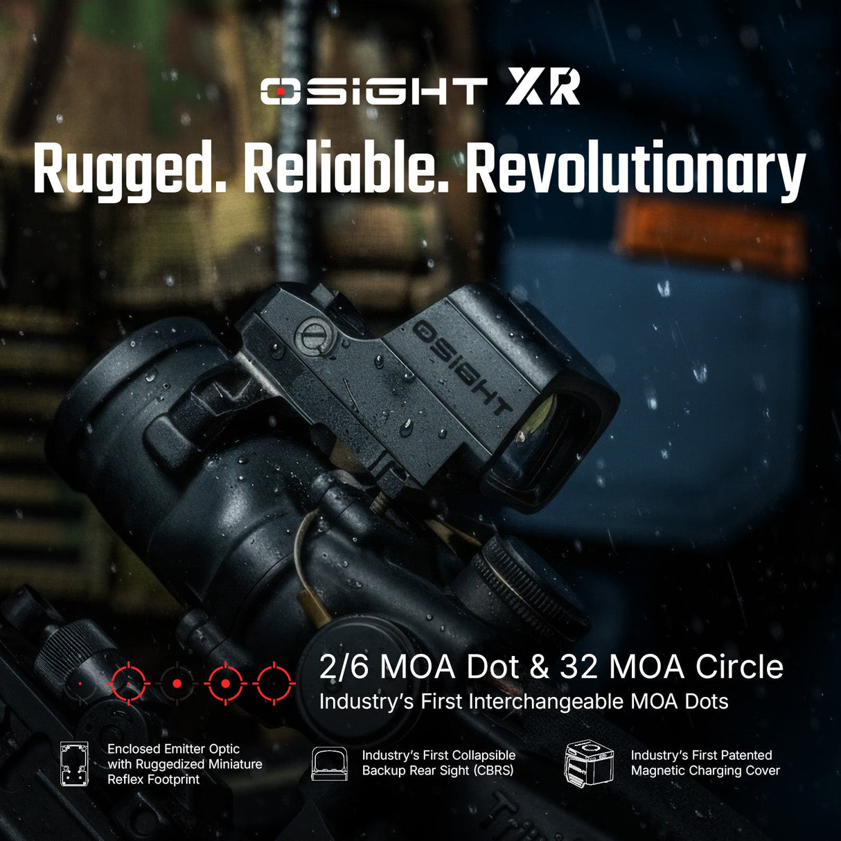 Osight XR Enclosed [rdeča] 