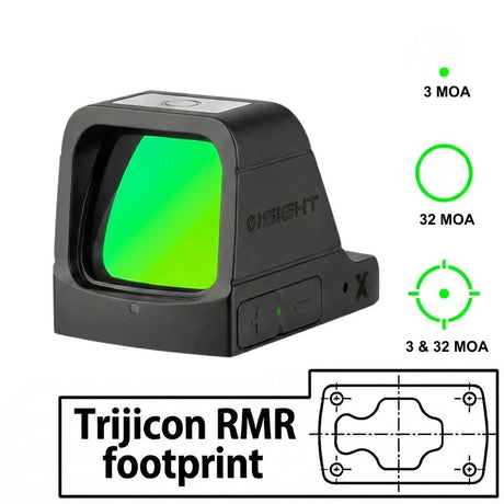 Osight X [zelena] optika