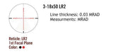 Sightmark Presidio 3-18x50 LR2 FFP strelni daljnogled