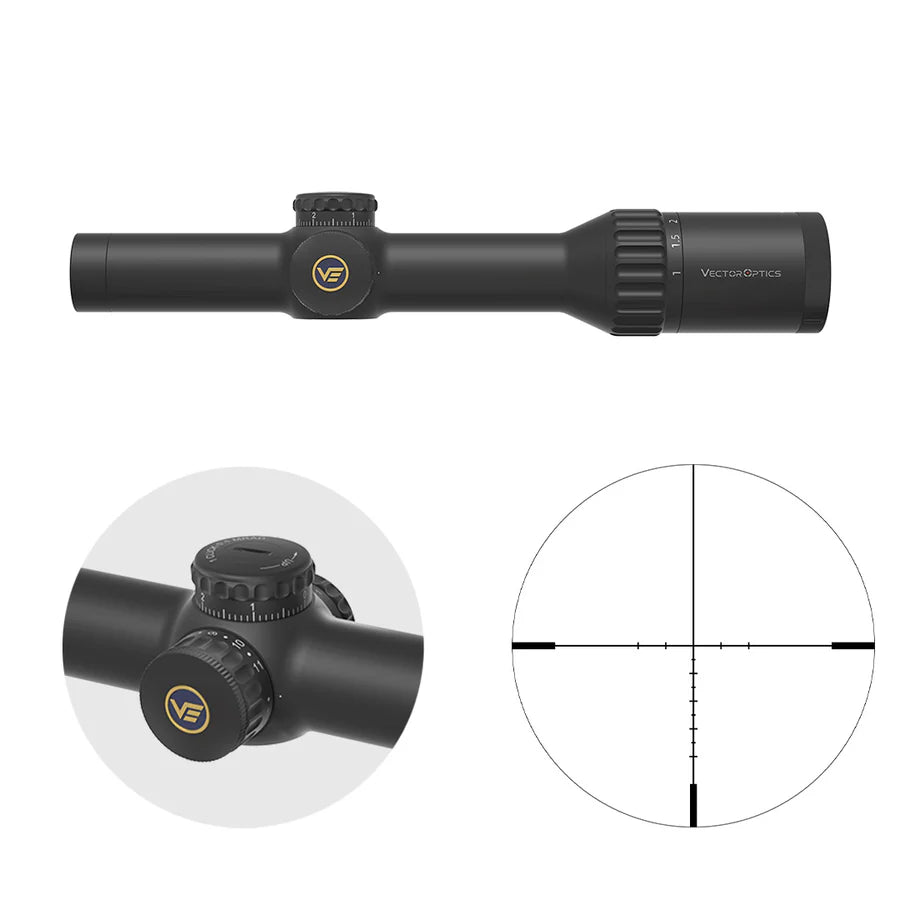 Vector Optics Continental 1-10x24i ED Fiber strelnikolski daljnogled