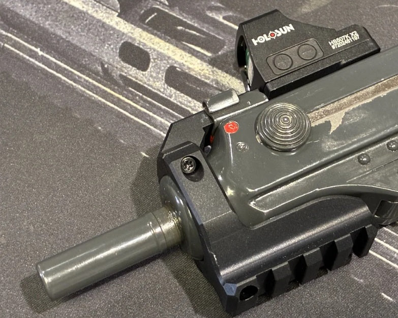 Vz 61 Skorpion montaža za rdečo piko with Picatinny / M-Lok | Holosun K-series footprint