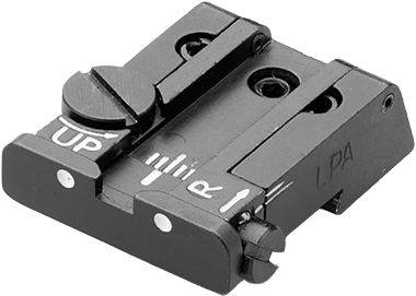 CZ P-10 nastavljiv zadnji merek | bele pike