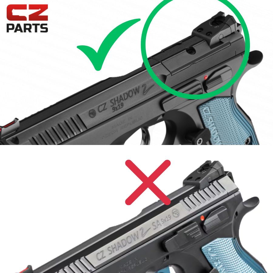 CZ Shadow 2 OR adapterska ploščica | Aimpoint A-CUT footprint