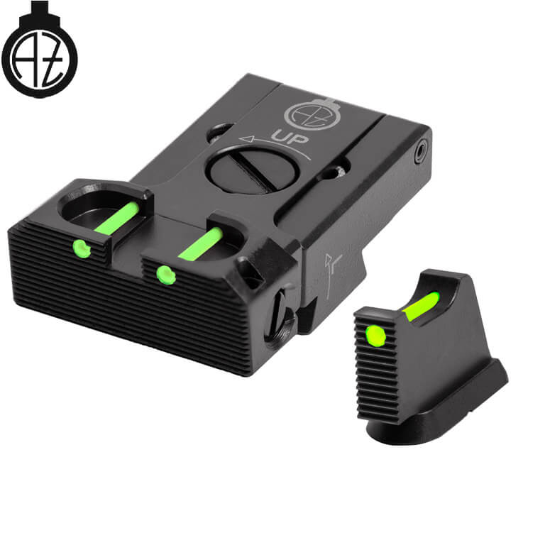 CZ 75B, CZ P-01, CZ 75 SP-01 adjustable sight set with fiber optics | type B