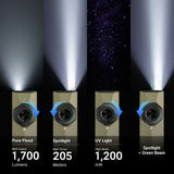 Olight ArkPro Ultra | ploščata 4-v-1 EDC svetilka | 1.700 lm