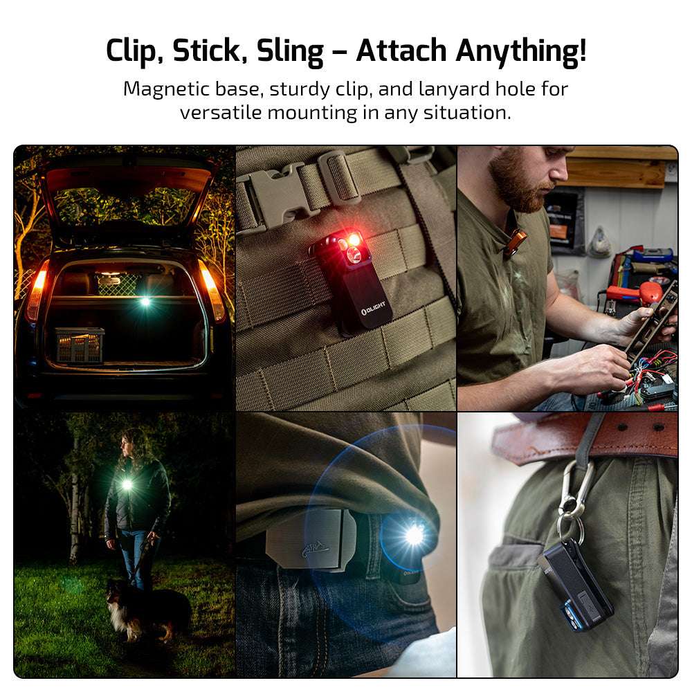 Olight Oclip Pro | večnamenska svetilka s sponko | 500 lm