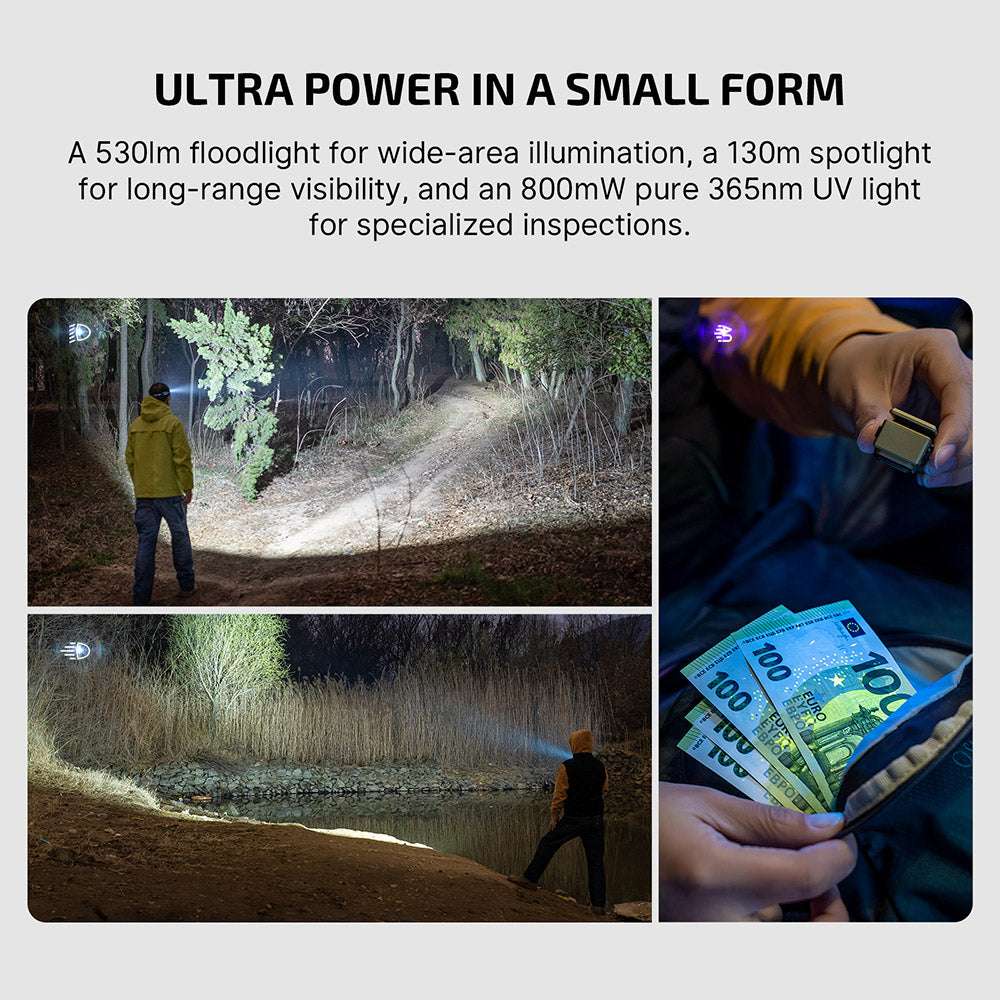 Olight Oclip Ultra | 3-v-1 priponka EDC svetilka | 530 lm