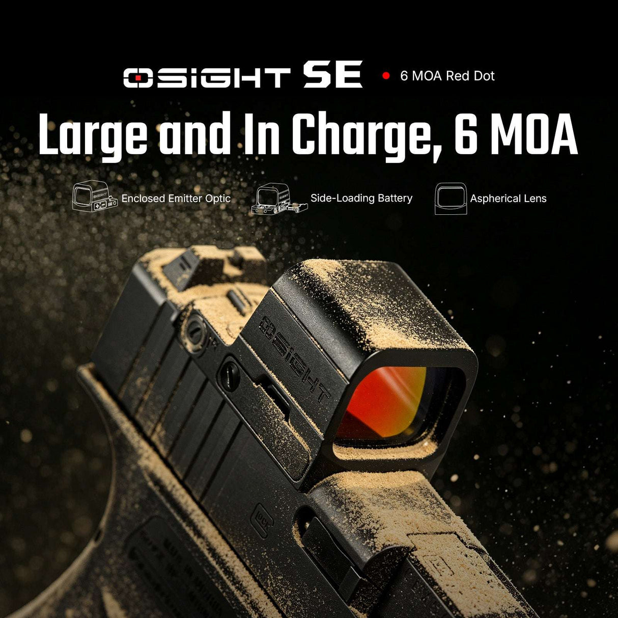 Osight SE [rdeča] | 6 MOA