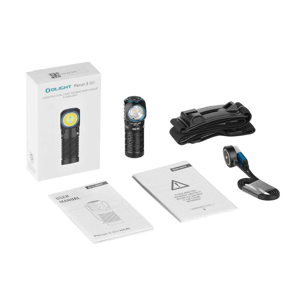 Olight Perun 3 Mini | polnilna naglavna svetilka | 1.250 lm